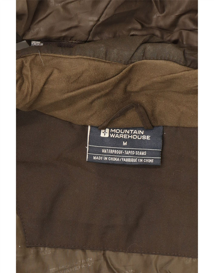 Męska kurtka parka z kapturem Mountain Warehouse UK 38 Średni brązowy nylon
