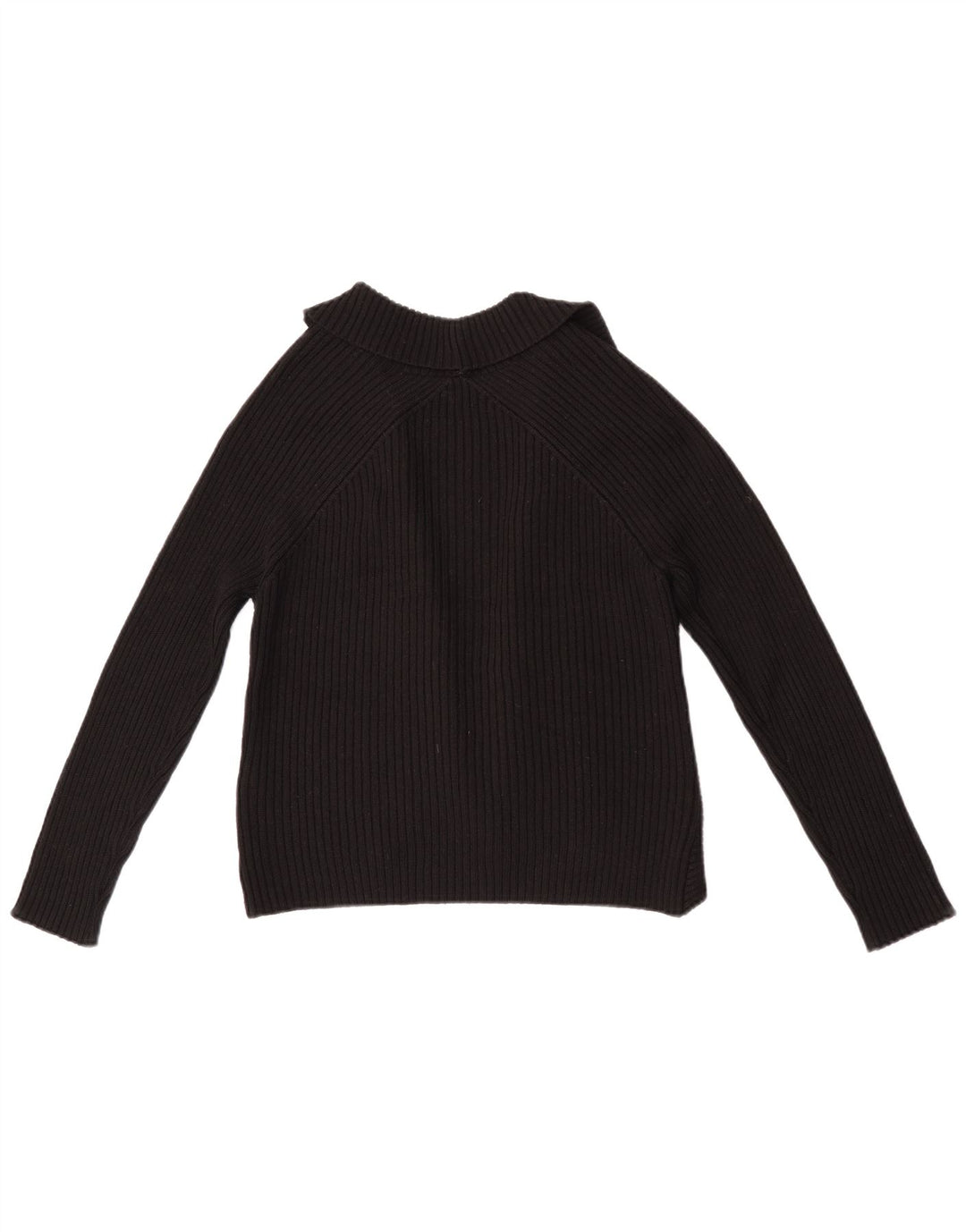 Marks & Spencer Damski sweter z odkrytymi bolerkami UK 12, średni czarny akryl
