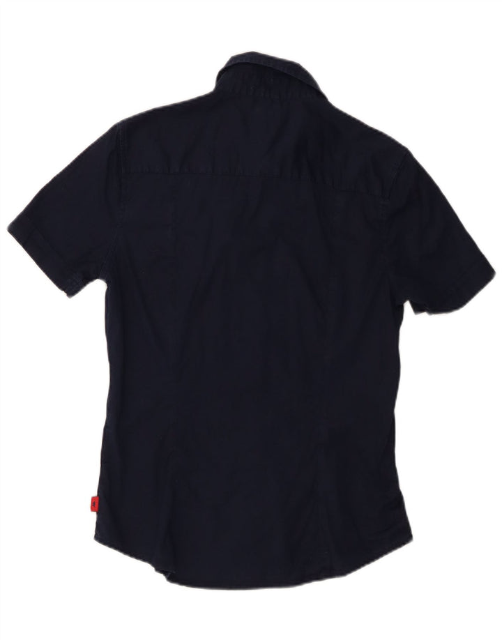 Damska koszulka z krótkim rękawem Kappa UK 18 XL granatowa