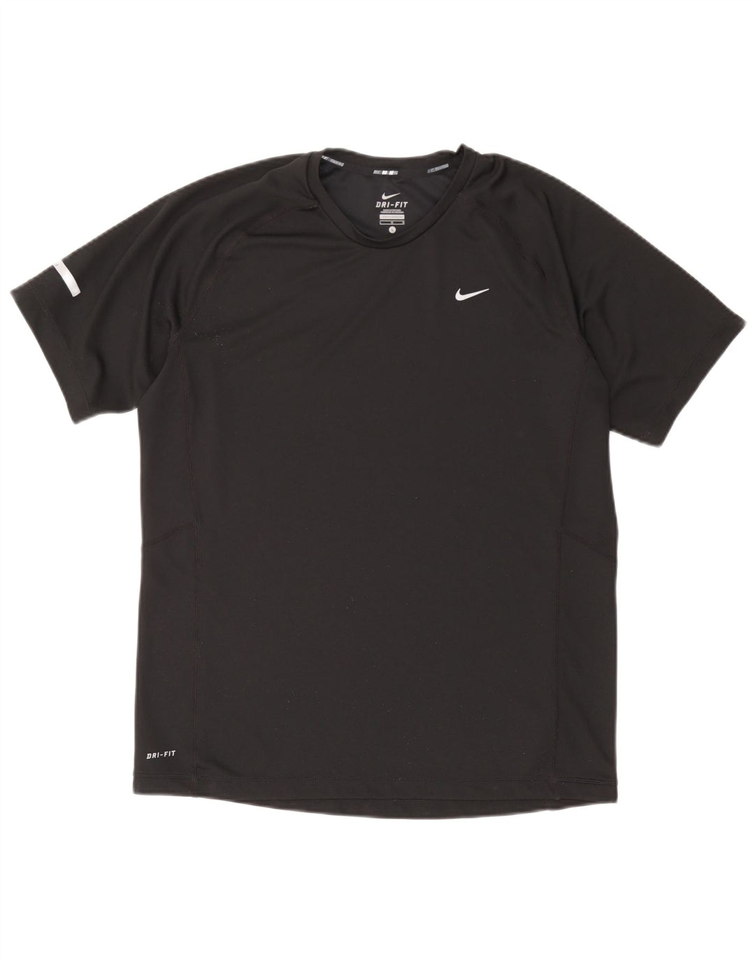 Męski T-shirt Nike Dri Fit, duży, czarny, poliestrowy