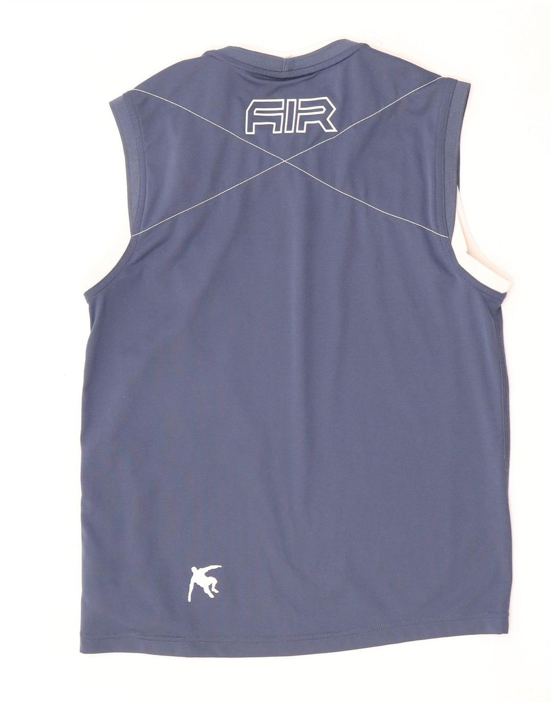 Męska kamizelka Nike Graphic Vest Top UK 36/38 Mały niebieski geometryczny poliester