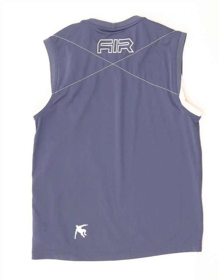 Męska kamizelka Nike Graphic Vest Top UK 36/38 Mały niebieski geometryczny poliester
