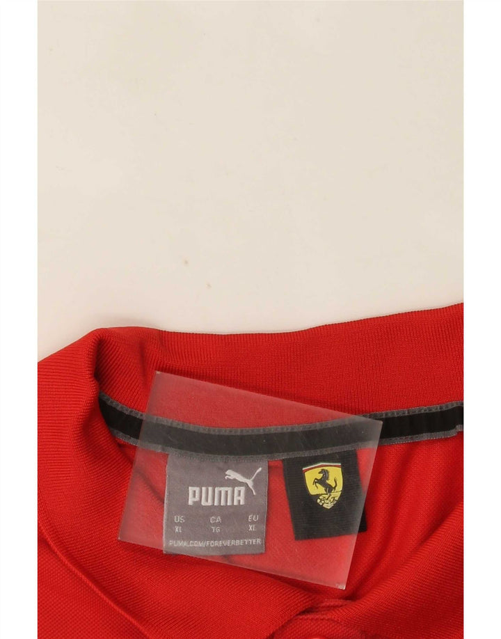 Męska koszulka polo Puma XL czerwona