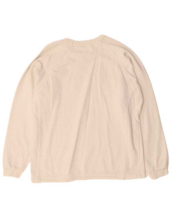 Damska bluza Champion Graphic Oversize Sweter UK 10 Small Off White