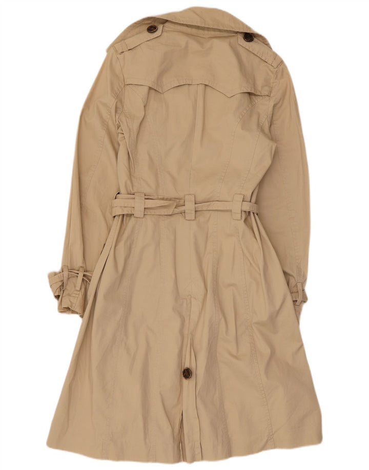 Trencz damski Zara UK 10 Small, beżowy, bawełniany