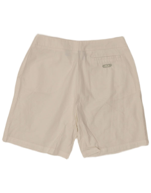 Damskie spodenki Chino FILA IT 44 Medium W30 Biała bawełna