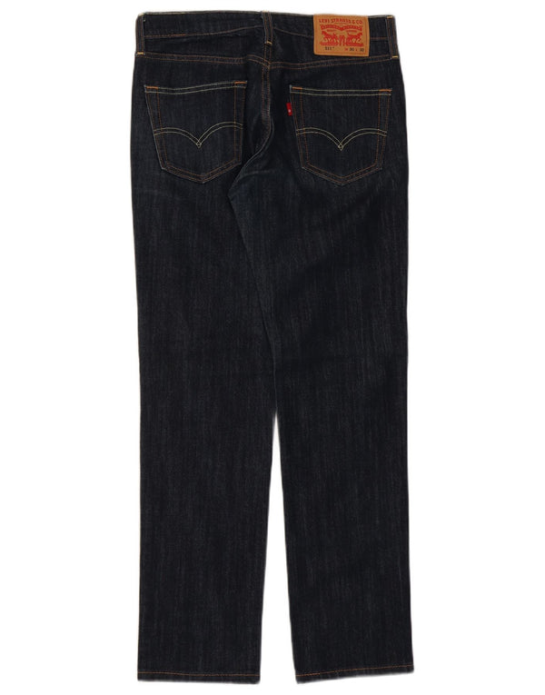 Męskie jeansy Levi's 511 Slim W30 L30 Granatowa bawełna