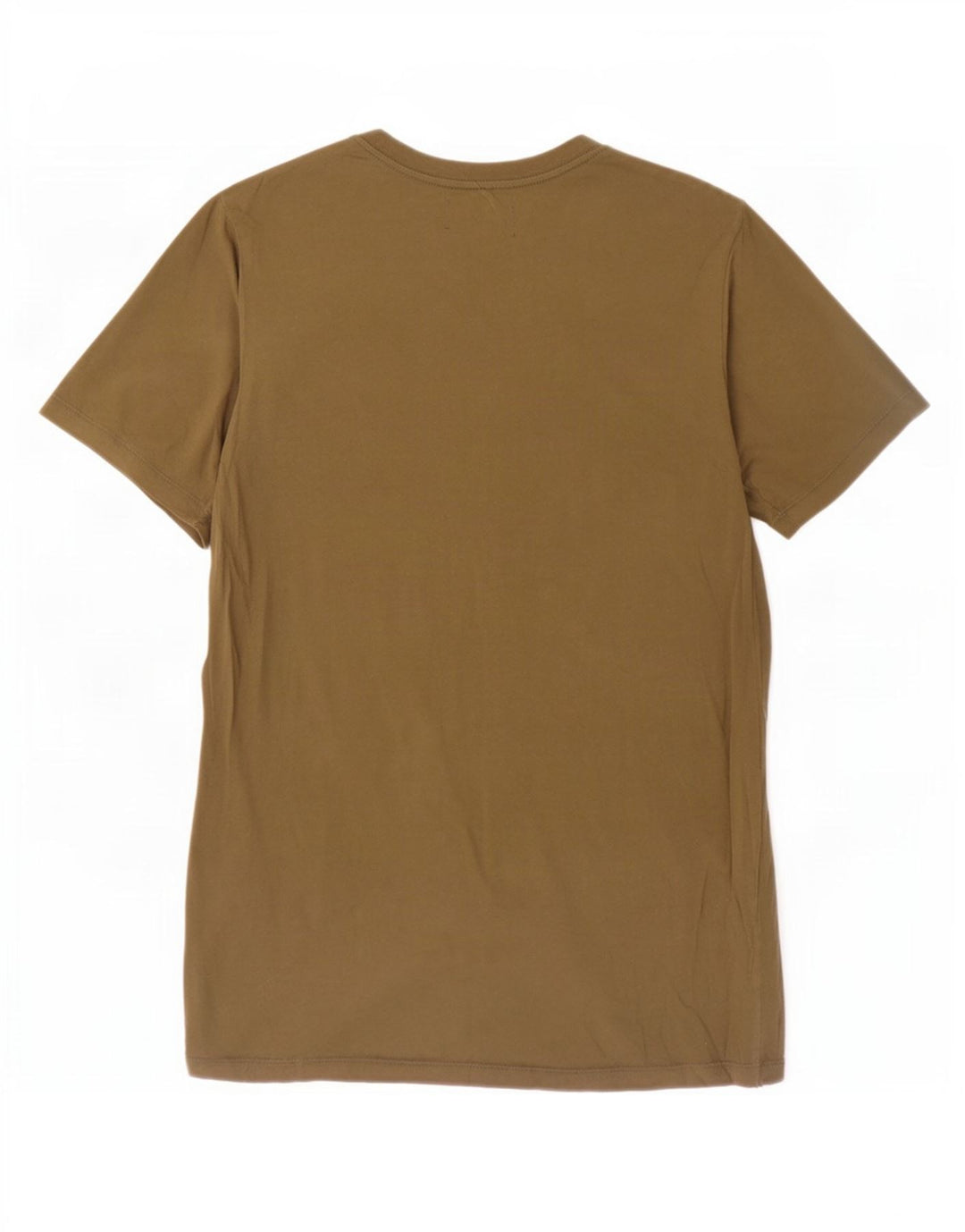 Męski T-shirt z grafiką Religia, mały, bawełniany khaki