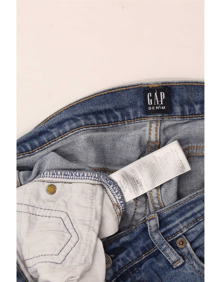 Damskie jeansy Gap Slim W27 L26 Niebieskie bawełniane