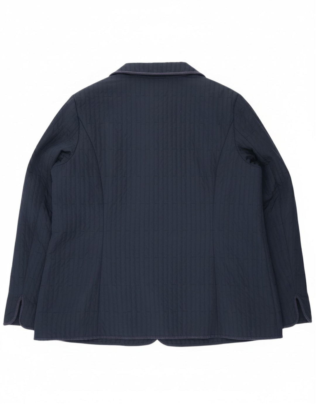 MARINA RINALDI Womens 3 Button Blazer Jacket Size 25 Large Navy Blue