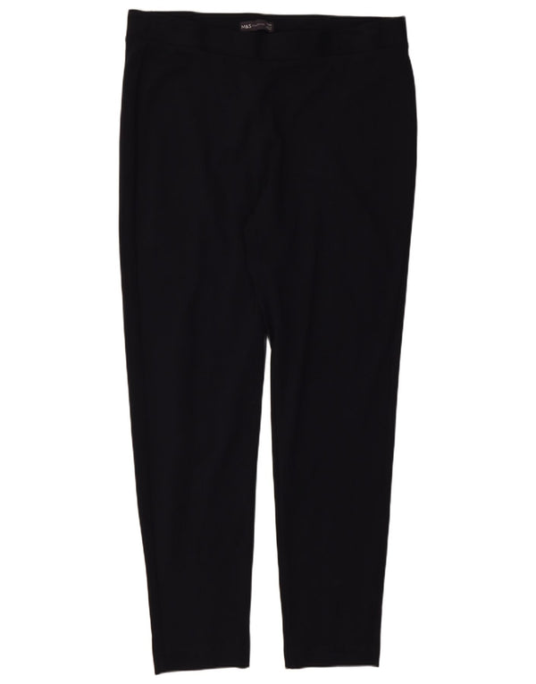 Marks & Spencer Damskie spodnie typu casual UK 16 Large W34 L27 Black