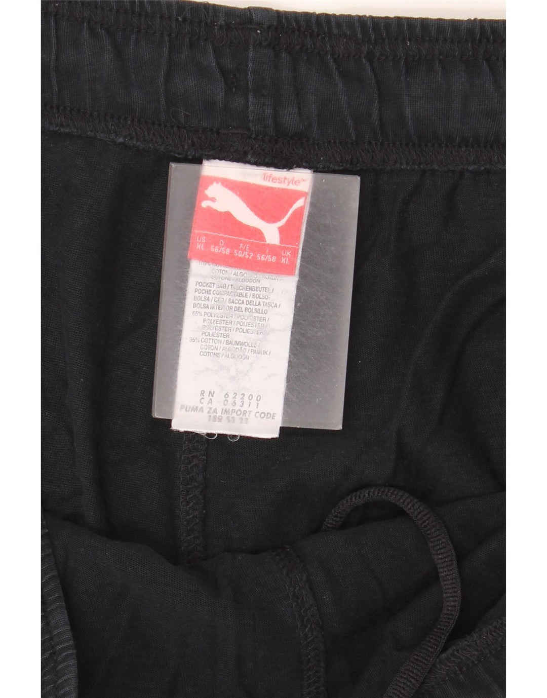 Męskie spodenki sportowe Puma Graphic XL, czarny poliester
