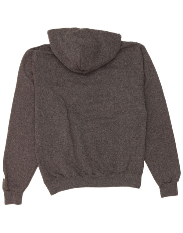 Męski sweter z kapturem Champion Harvard Graphic, mały, szary, nakrapiany, bawełniany