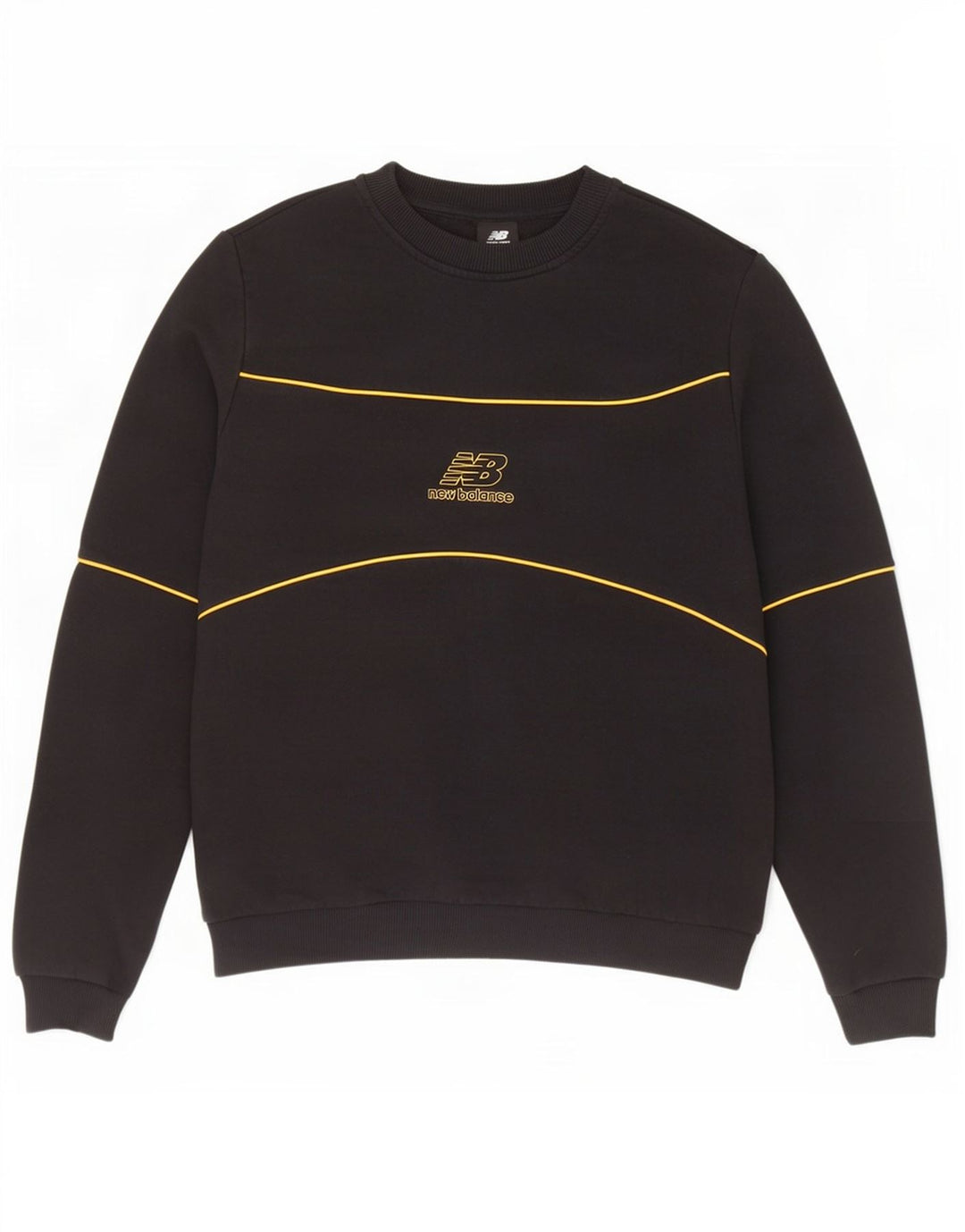 Męska bluza New Balance Sweter w małe czarne paski, bawełniana