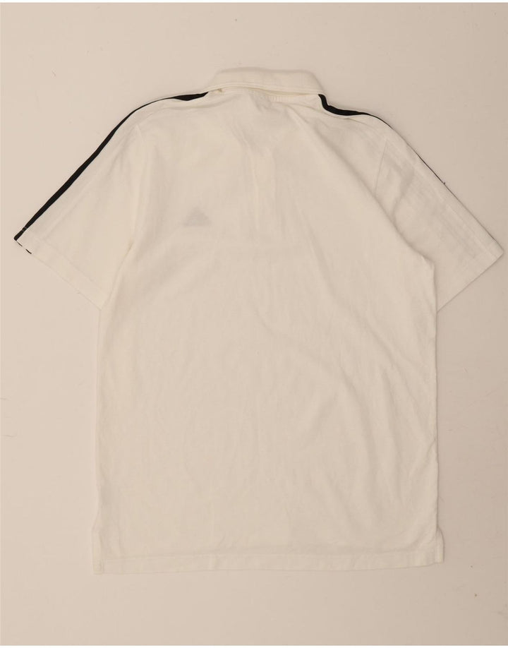 Męska koszulka polo Adidas, duża, biała