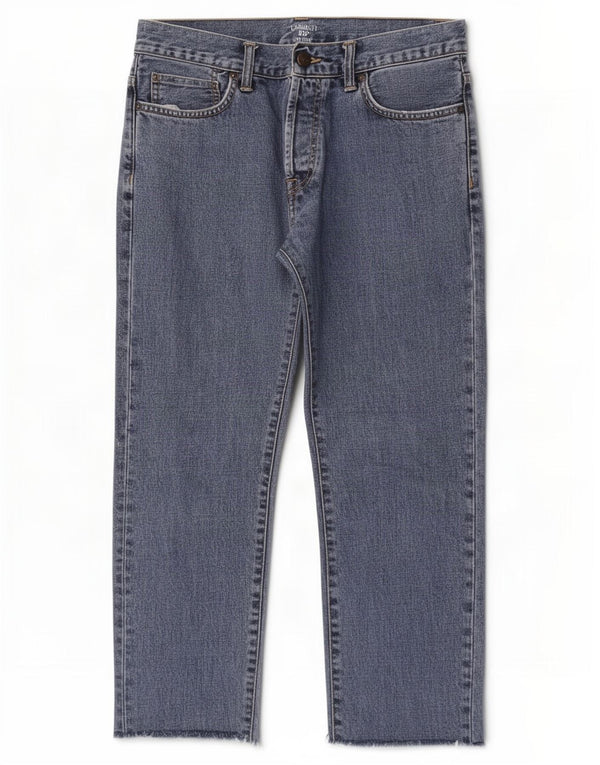 Męskie jeansy Carhartt Wip Straight W31 L26 Niebieskie bawełniane