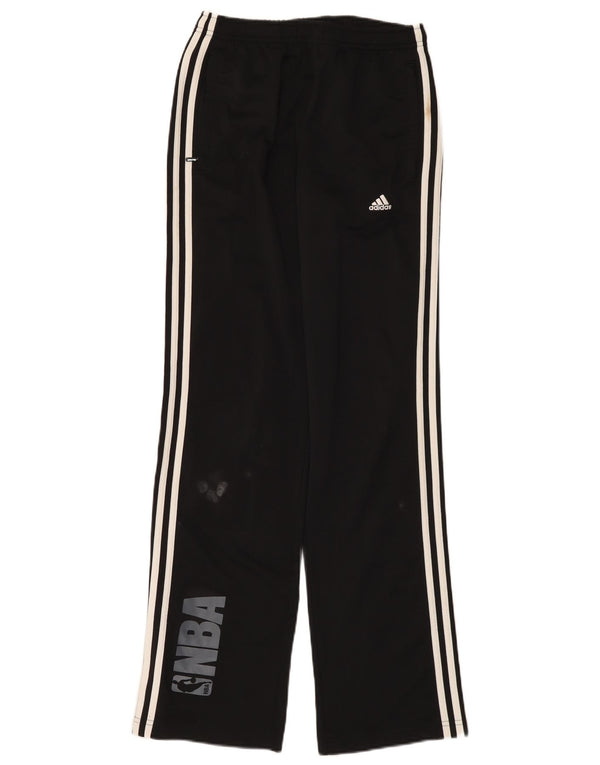Męskie spodnie dresowe Adidas NBA, średni czarny poliester