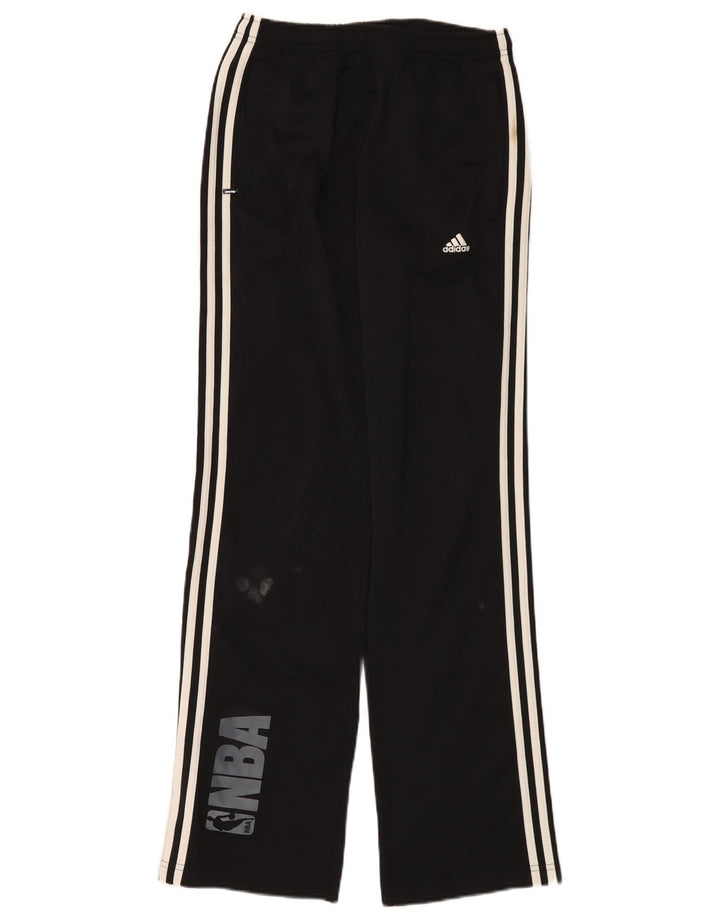 Męskie spodnie dresowe Adidas NBA, średni czarny poliester
