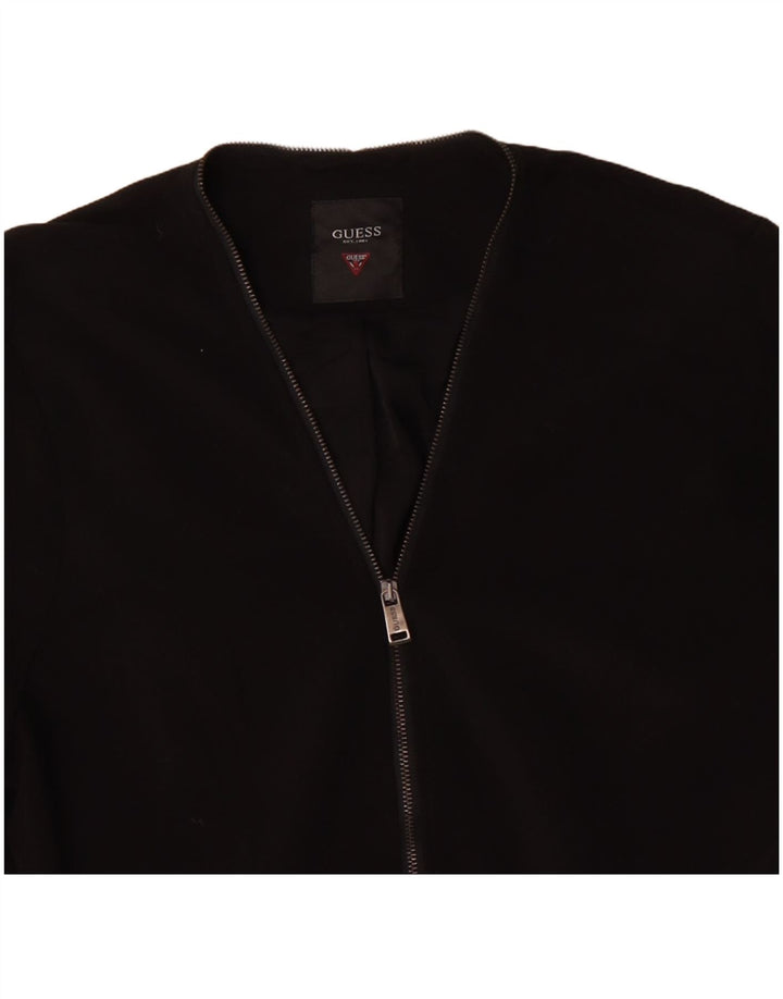 Damska marynarka GUESS UK 16, duża, czarna, poliester