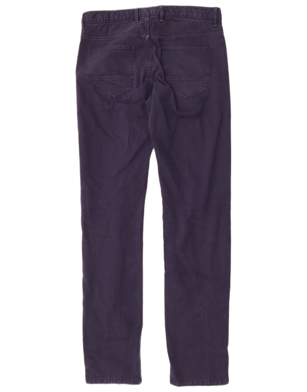 Męskie spodnie typu slim casual Massimo Dutti EU 40 Medium W31 L34 granatowe