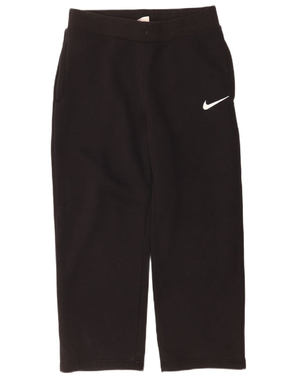 Damskie spodnie dresowe Nike z wysokim stanem Capri UK 12, średnie czarne