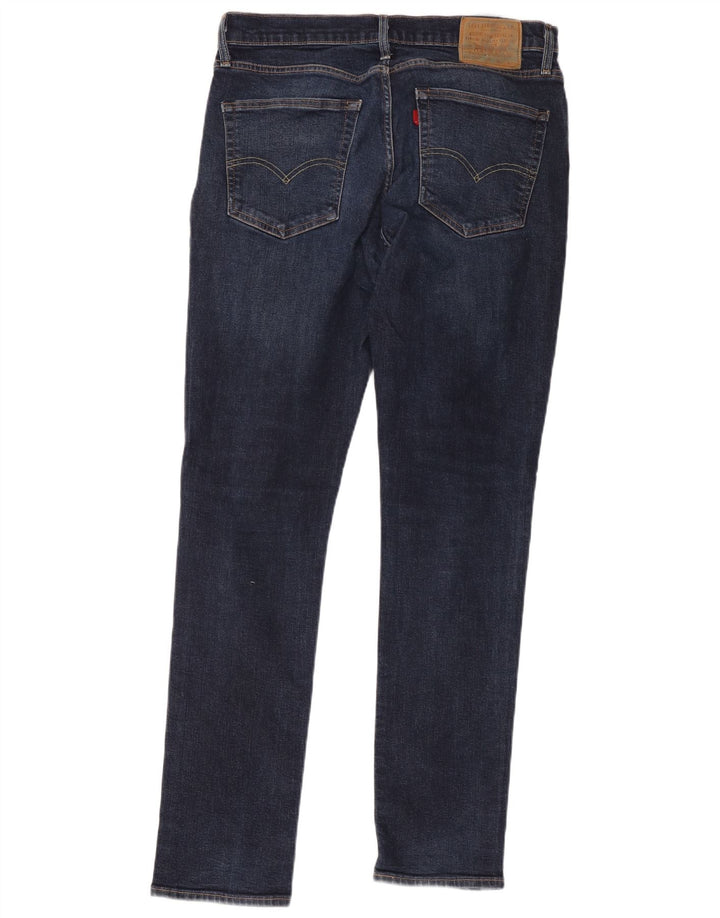 Męskie jeansy Levi's 511 Slim W36 L34 Granatowa bawełna