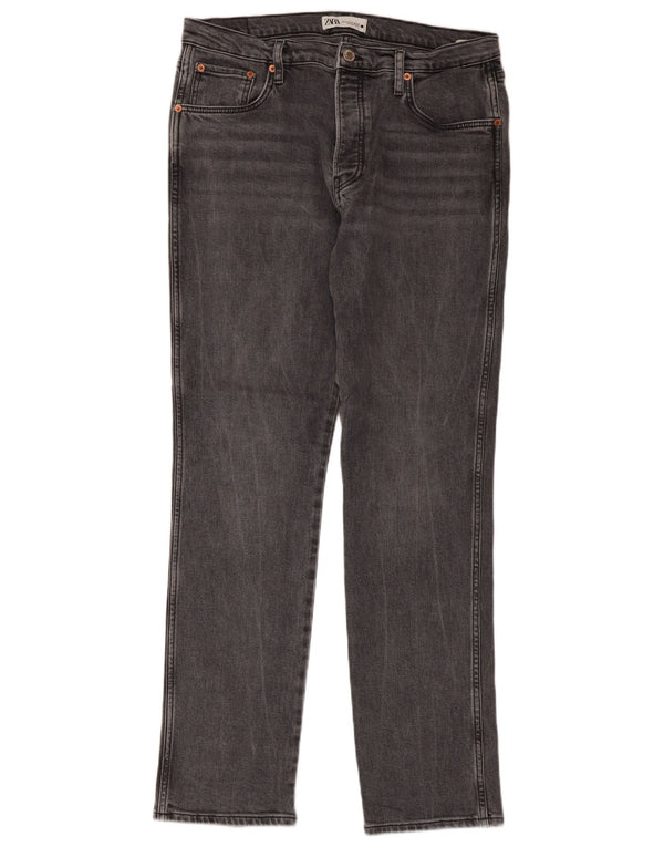Dżinsy damskie Zara EU 44 XL W34 L31 szare