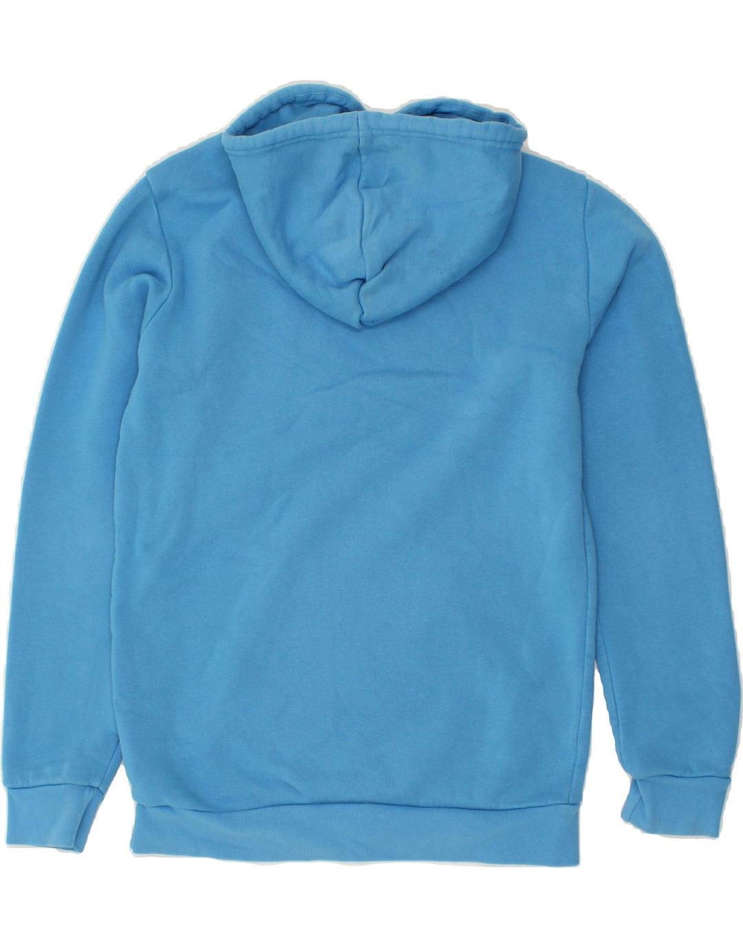 ADIDAS Mens Hoodie Jumper Small Blue Cotton Vintage Adidas and Second-Hand Adidas from Messina Hembry 