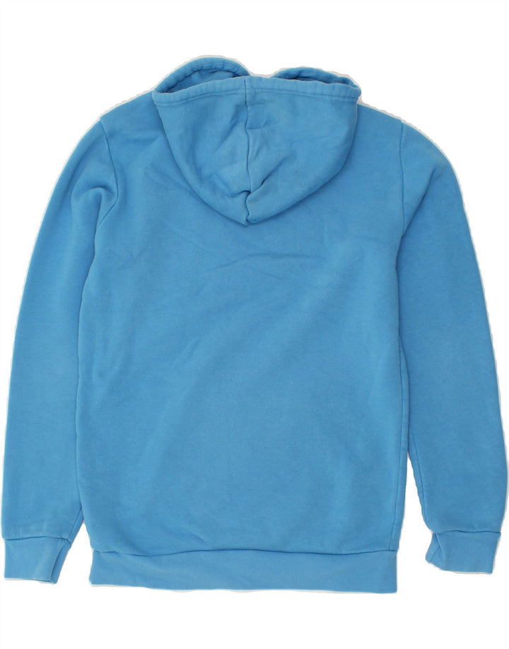 ADIDAS Mens Hoodie Jumper Small Blue Cotton Vintage Adidas and Second-Hand Adidas from Messina Hembry 