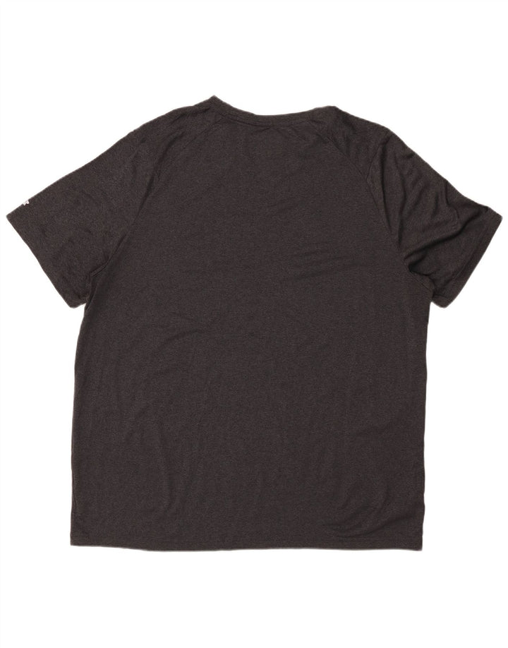 T-shirt męski RUSSELL ATHLETIC Dri-Power, brytyjski, 46/48 XL, szary poliester