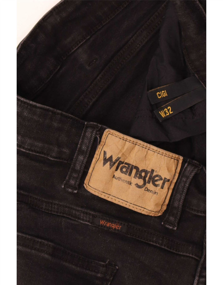 Damskie spodenki jeansowe Wrangler W32, duże, czarne