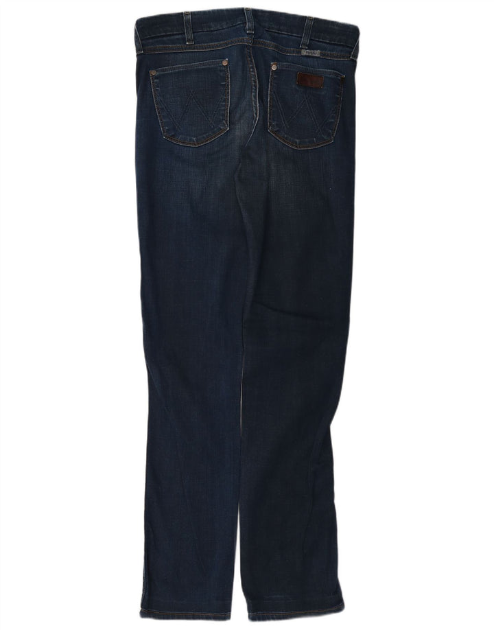 Damskie jeansy Wrangler Sofia Straight W30 L36 Niebieskie bawełniane
