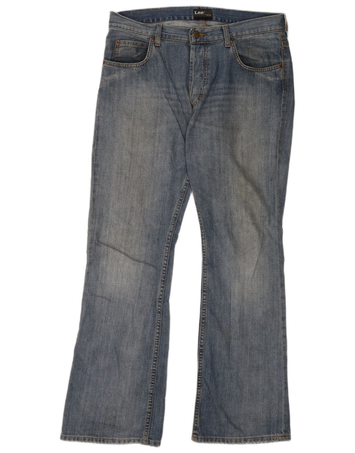 Męskie jeansy Lee Denver Bootcut W34 L32, niebieskie, bawełniane
