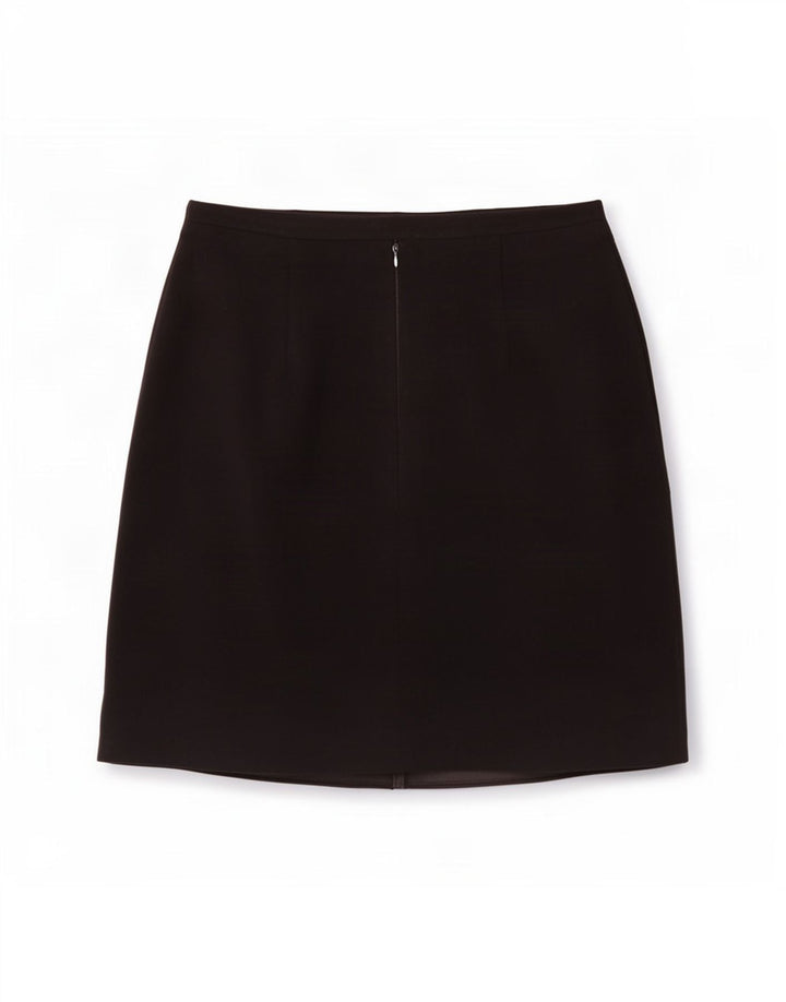 Marks & Spencer Damska spódnica w kształcie litery A UK 12 Medium W30 Czarny poliester