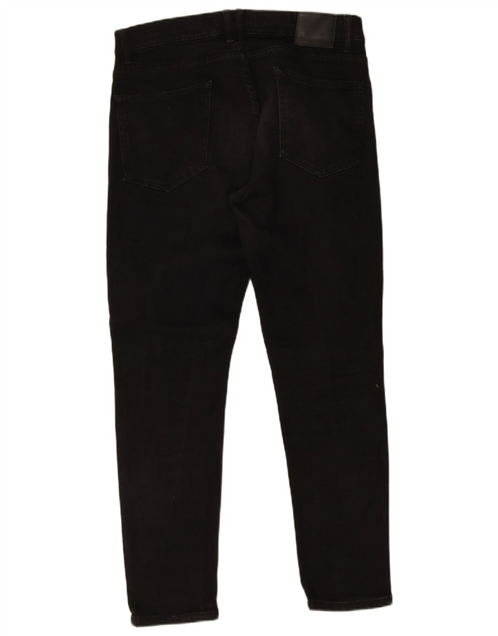 Męskie jeansy slim fit Zara EU 46 XL W36 L30 czarne