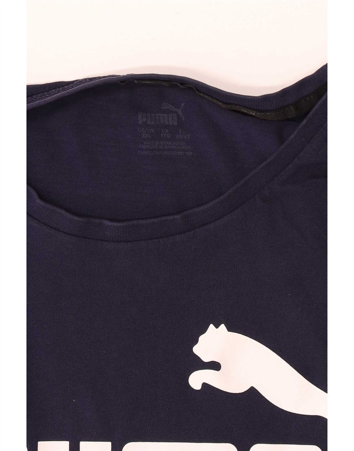 Męska koszulka z krótkim rękawem Puma Regular Graphic Top 2XL Granatowa