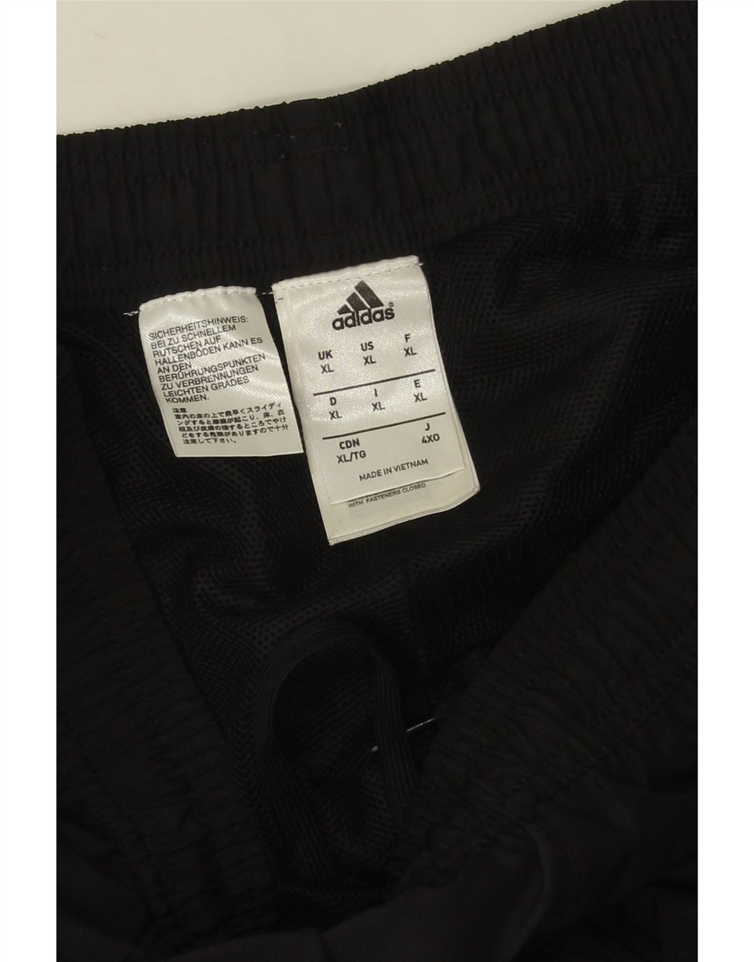 Adidas Męskie spodnie dresowe Joggers XL Czarny poliester