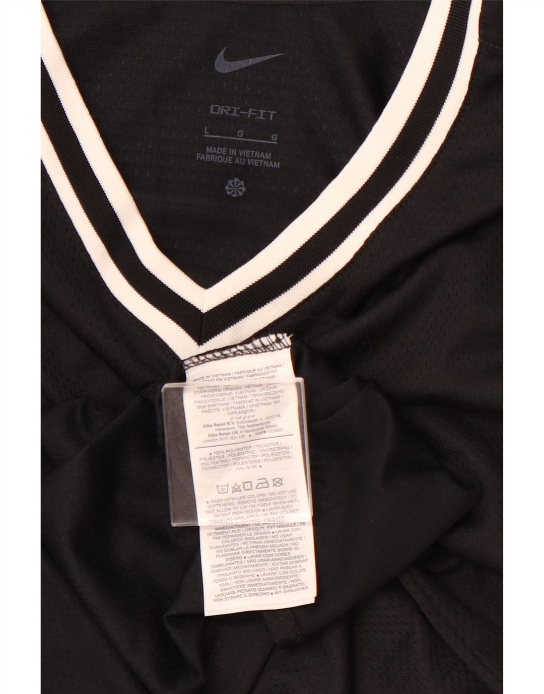 Męska kamizelka NIKE Dri Fit, duża, czarna, poliester