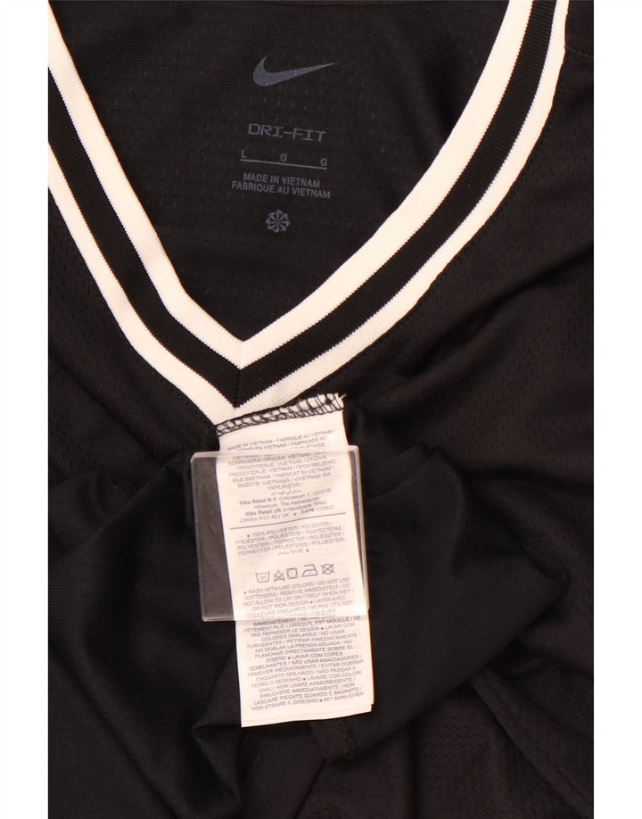 Męska kamizelka NIKE Dri Fit, duża, czarna, poliester