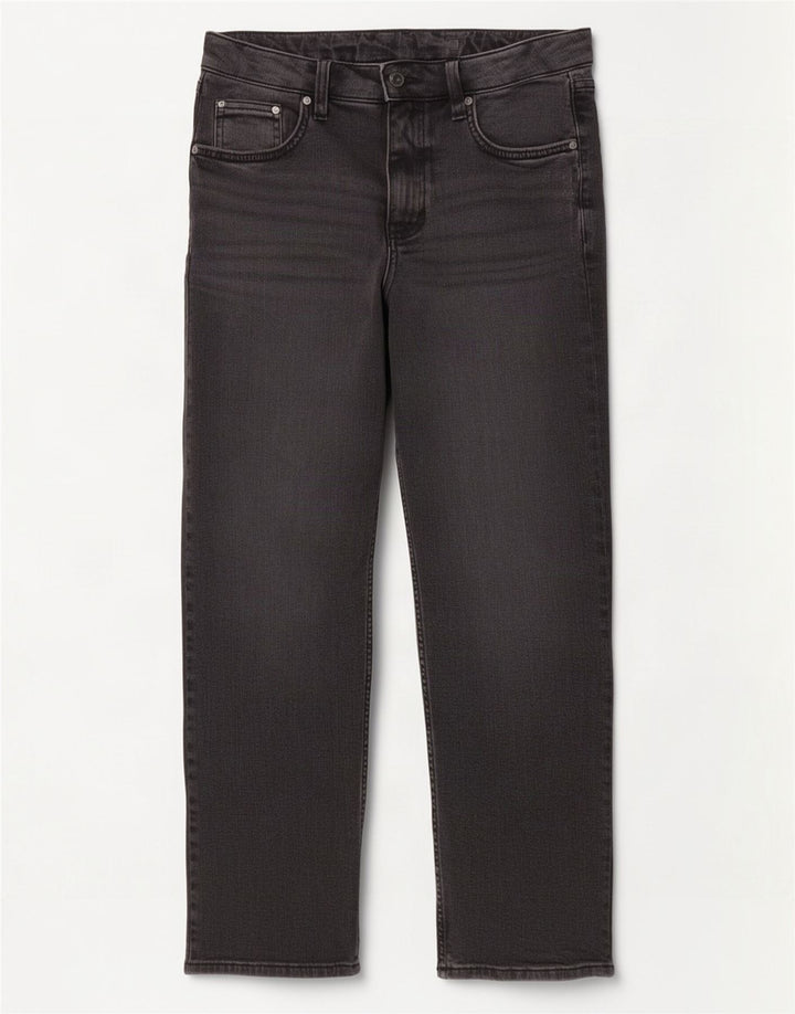 Marks & Spencer Damskie jeansy Cropped UK 12 Medium W32 L25 Czarna bawełna