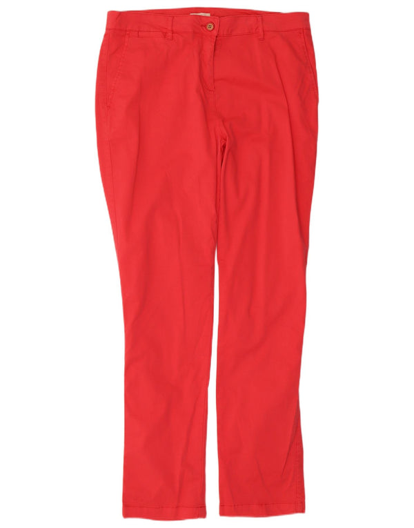 Spodnie damskie Joules Slim Chino UK 14 Large W34 L31 Czerwona bawełna