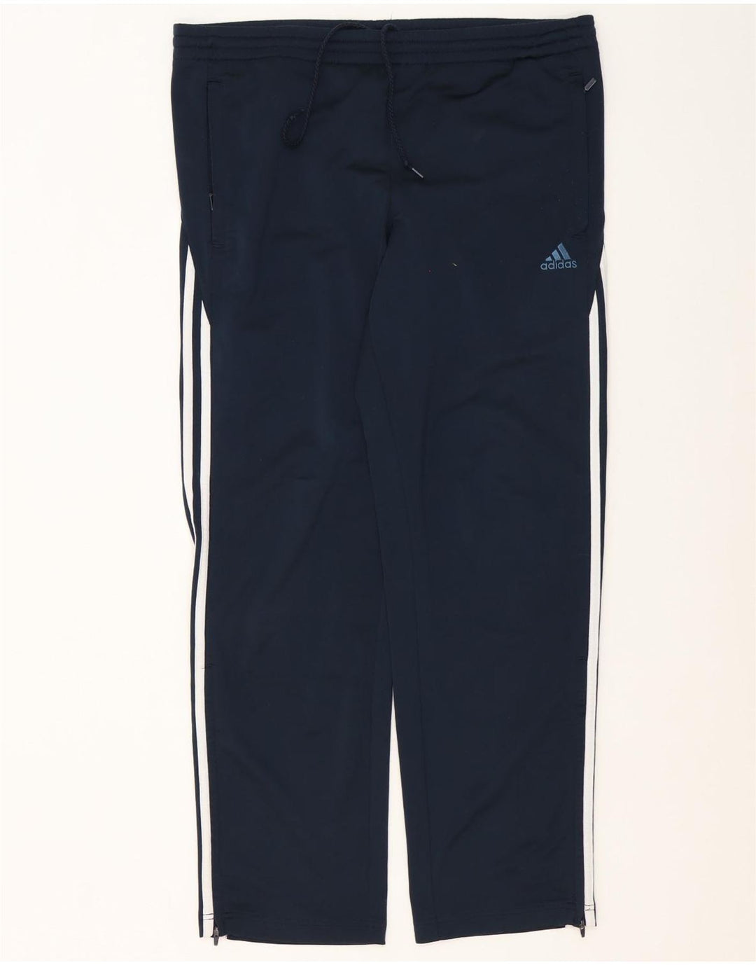 Męskie spodnie dresowe Adidas UK 38/40 Średni granatowy poliester