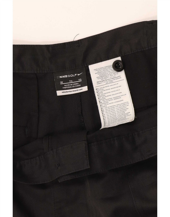 Męskie spodenki chino Nike W38 XL, czarny poliester
