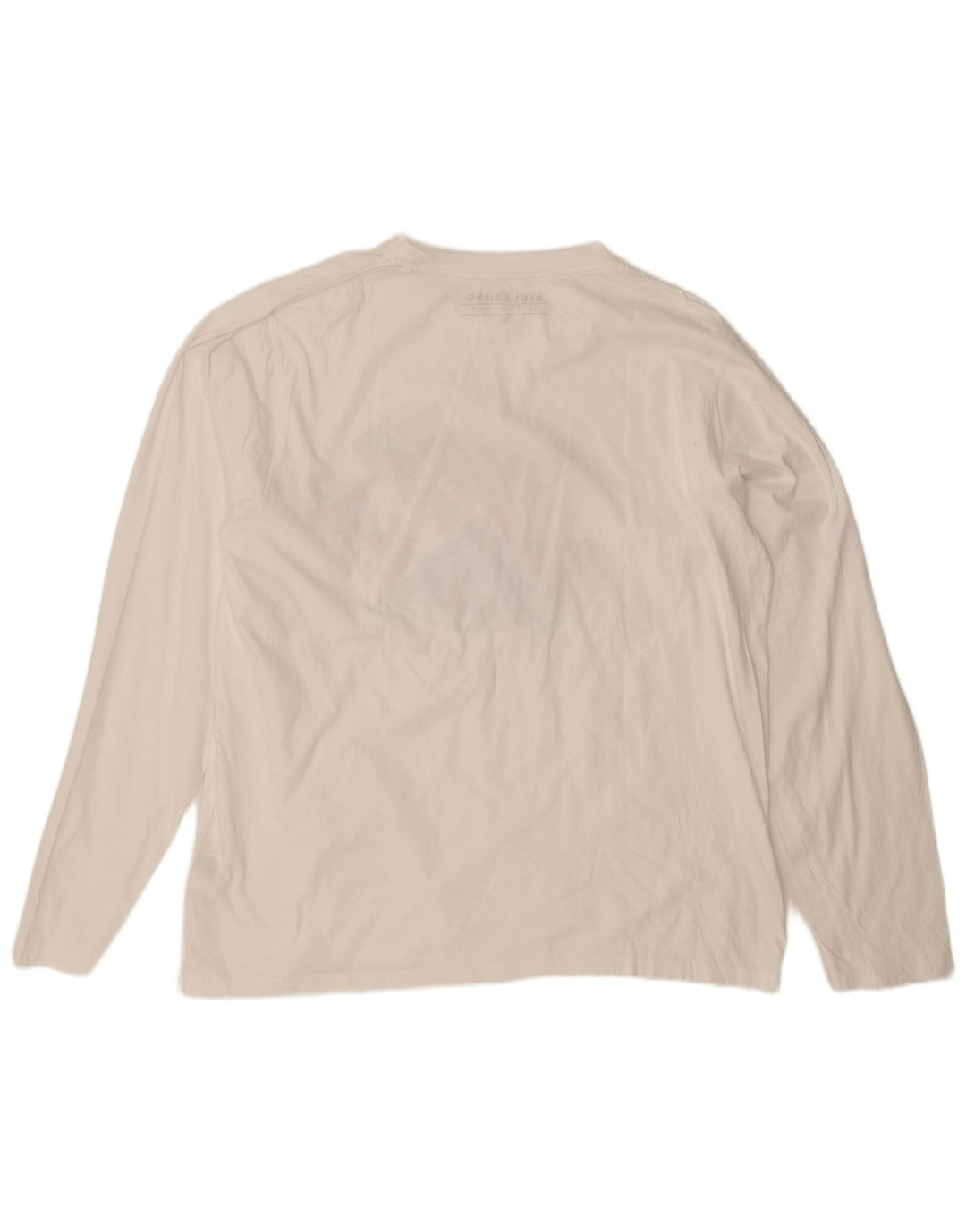 Męski graficzny top Billabong z długim rękawem XL, biała bawełna