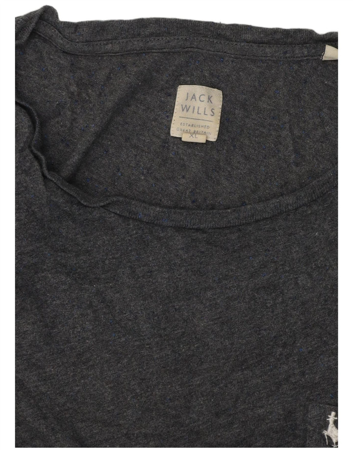 Męska koszulka T-shirt Jack Wills XL, szara, nakrapiana