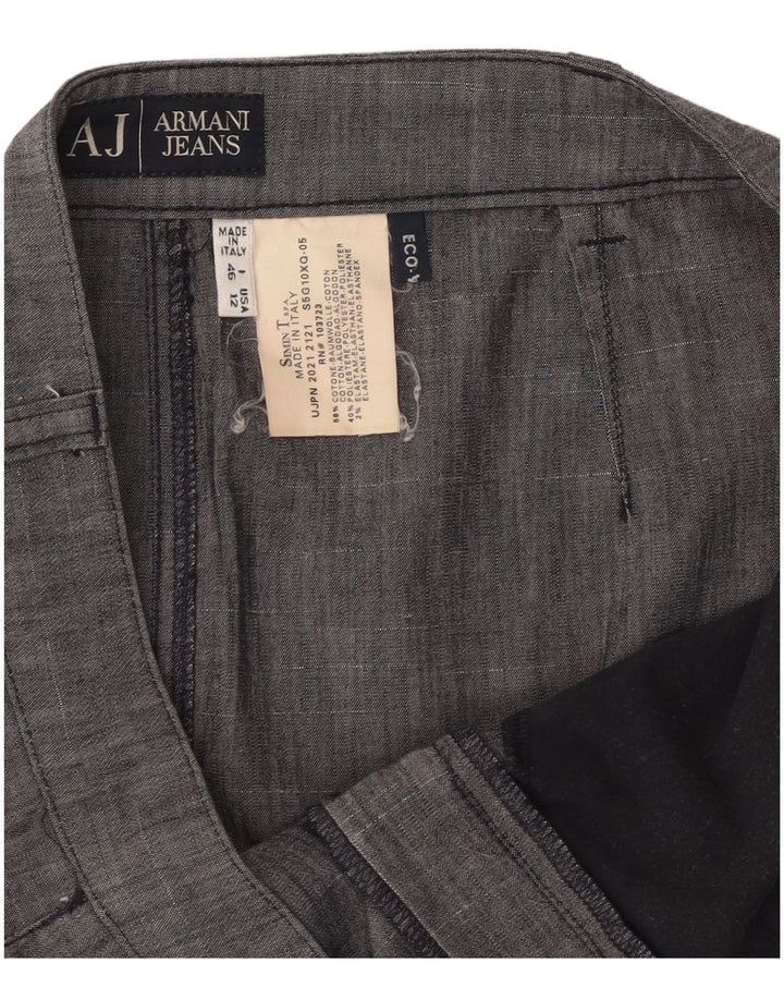 Spódnica damska Armani IT 46 Large W32 Szara bawełna
