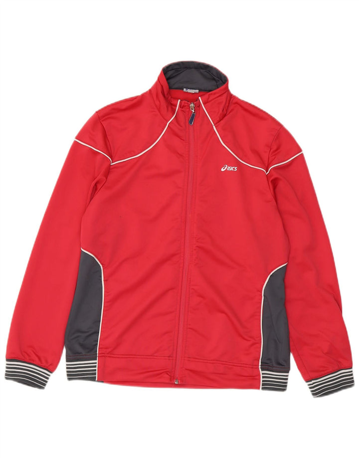 Damska kurtka dresowa Asics UK 18 XL Różowy poliester z blokami kolorów