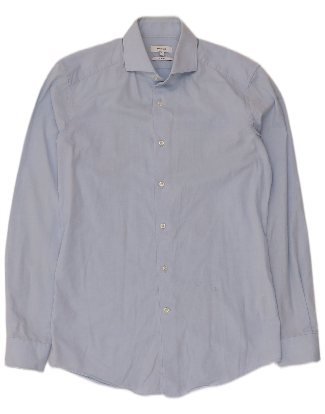 Koszula męska Reiss Slim Fit, mała, niebieska, bawełniana