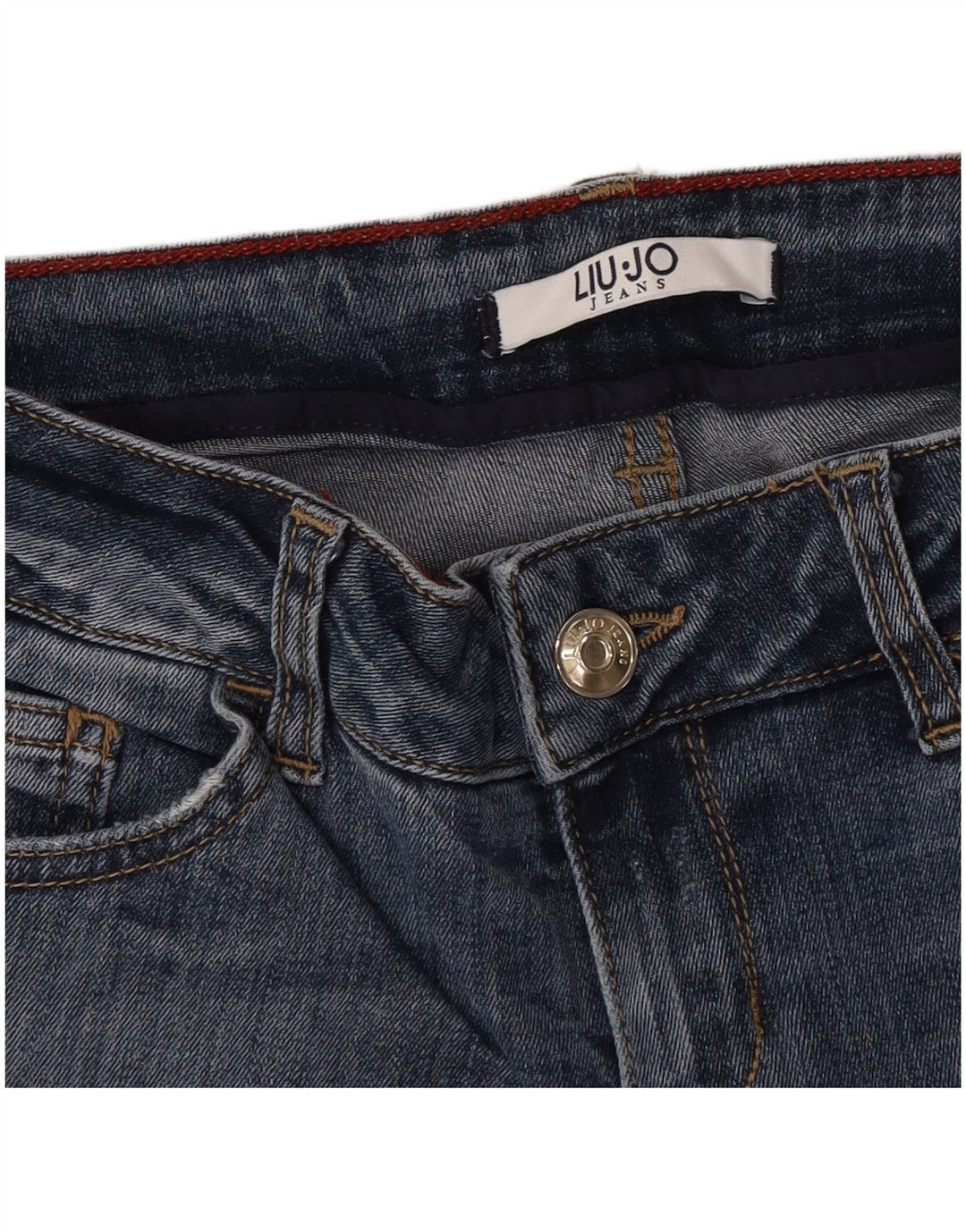 Damskie jeansy skinny Liu Jo W28 L28 Niebieskie