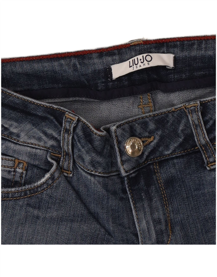 Damskie jeansy skinny Liu Jo W28 L28 Niebieskie